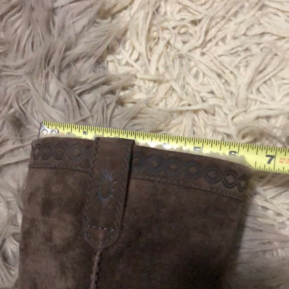 Ugg Boots-Tall Suede Uppers-Chocolate Brown-Sz 5 - Picture 16 of 17